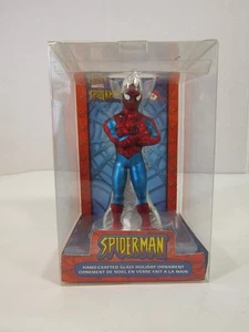 Kurt S Adler Marvel Spider Man Handarbeit Glas Holiday Ornament 2004 Neu - Bild 1 von 7