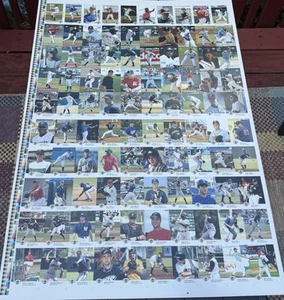 RARE! 2005 Just Minors STARS Memorabilia Uncut 28x40 Liriano Bailey Hamels Cain - Picture 1 of 16