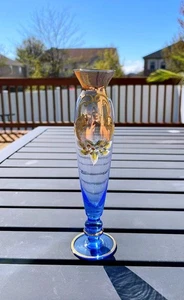 Murano Glass Flute Vase Handcrafted In Murano Italy Traditional Glassmaking - Picture 1 of 5