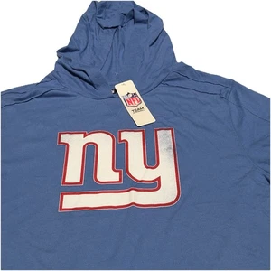 NFL New York Giants Hoodie Shirt Langarm Blau Herren Large Team Bekleidung Neu mit Etikett - Bild 1 von 11