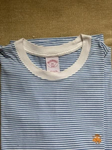 Brooks Brothers dünnes blau gestreiftes T-Shirt Herren XXL - Bild 1 von 1