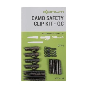 Korum Safety Clip Kit Camo QC Feeders and Leads Quick Safe Setup Fishing Tackle - Picture 1 of 5