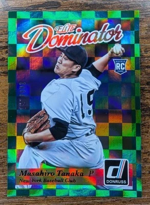 2014 Panini Donruss Elite Dominator Series /999 Masahiro Tanaka #20 Rookie RC - Изображение 1 из 2