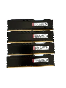 Kingston HyperX Fury 16GB 4x 4GB DDR4 2666 PC4-21300 HX426C15FB/4 Memory Ram Kit - Picture 1 of 4