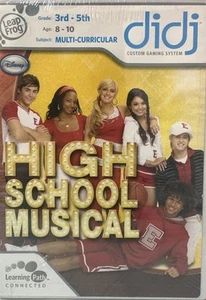Leap Frog didj High School Musical edades 8 - 10 grados 3er 5to multicurricular - Imagen 1 de 2