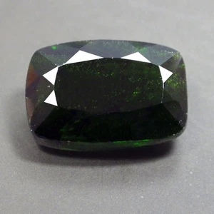 Cojín de corte para hacer estallar los ojos de 6,11 quilates (12 x 8 mm) 100 % natural verde cromo diopsido - Imagen 1 de 7