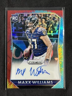 2015 Panini Prizm Football Maxx Williams Tie Die RC Auto /25 Baltimore Ravens - Image 1 of 2