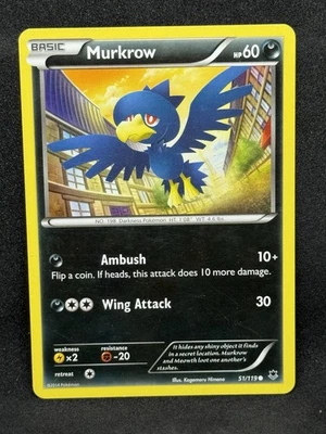 Murkrow 51/119 Pokemon - XY Phantom Forces - Image 1 of 2