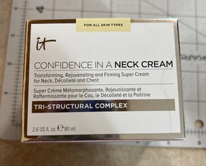 IT COSMETICS CONFIDENCE IN A NECK CREAM -FULL SIZE-NIB 2.6oz - Picture 1 of 5