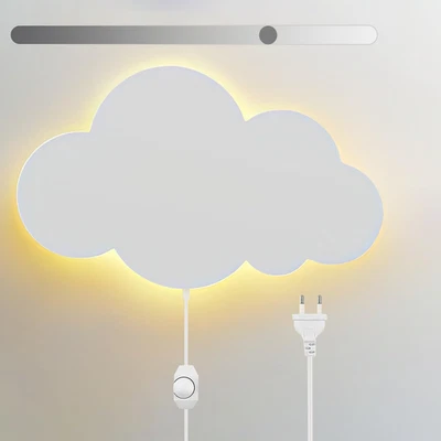 Applique Da Parete Interno Con Interruttore Dimmerabile 3000K Bianco Caldo Camer - Immagine 1 di 4