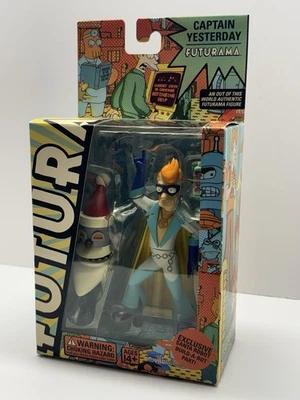 Toynami Futurama Capitán Ayer Con Construir Un Bot Santa Robot Figura Foto 1 de 4