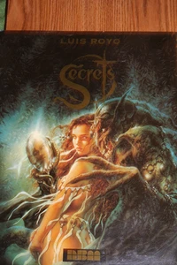 1996 vintage SECRETS by Luis Royo Erotic Fantasy Art Book Hardcover Dustjacket - Foto 1 di 1