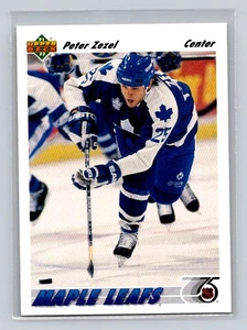 1991-92 Upper Deck #241 Peter Zezel Toronto Maple Leafs - Picture 1 of 2
