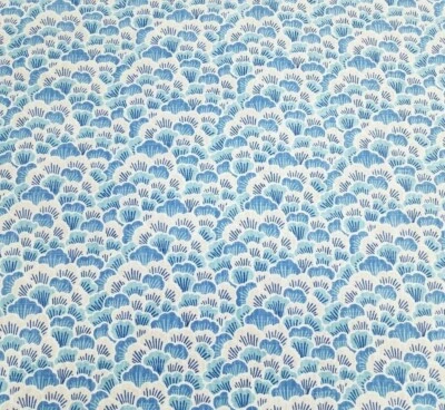 Washburn in Mediterranean BTY Covington 100% Cotton Slub Duck 54"  - Image 1 of 2