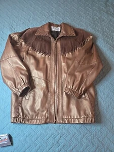Vintage Dero by Rocco D’Amelio Bronze Echtlederjacke EUC Größe Medium - Bild 1 von 7