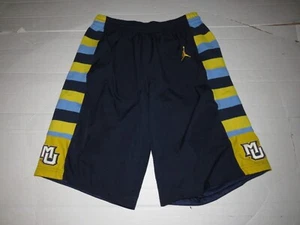 Jordan Brand Marquette Golden Eagles Athletic Basketball Shorts Size Large NCAA - Picture 1 of 7