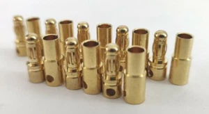Kugelstecker Steckverbinder 3,5 mm Stecker & Buchse - 8 Paar RC Auto - Bild 1 von 11
