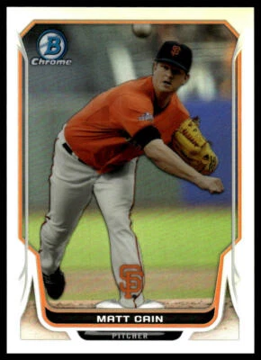 Bowman Chrome Refractor 2014/500 Matt Cain #169 A Foto 1 de 2