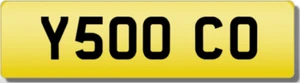 CO 5 OCO 50 FIFTY INITIALS Private CHERISHED Registration Number Plate Y50 - Picture 1 of 1