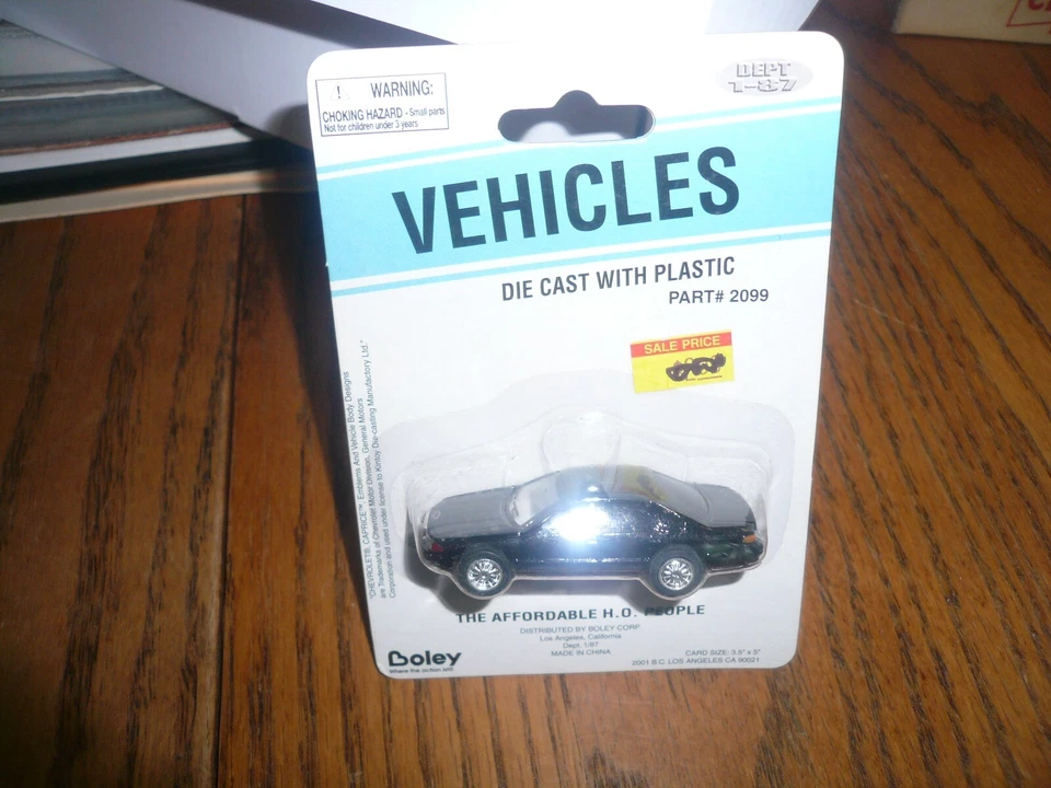 Boley Chevy Caprices Dept 1-87 The Affordable H.O People (2099) - Negro Foto 1 de 1