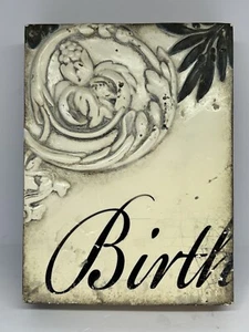 T 306 Birth - RETIRED Sid Dickens Memory Block - Small Chip on Side - See Photos - Picture 1 of 5