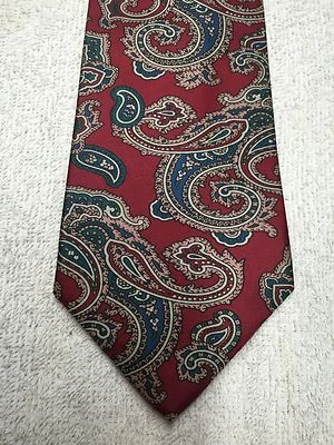 GANT CORBATA HOMBRE ROJO CON AZUL VERDE PAISLEY 3,5 X 58 Foto 1 de 4