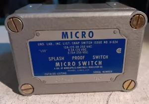 NEW HONEYWELL MICRO SWITCH OPD-AR SPLASH PROOF SWITCH No Box - Picture 1 of 9