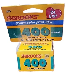 Brooks Pharmacy Expired JULY 2000 35mm film 400 speed 24 exposure low light - Picture 1 of 9