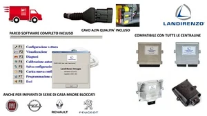 KIT CAVO E SOFTWARE DIAGNOSI LANDI RENZO PER IMPIANTI GPL DI SERIE E AFTERMARKET - Zdjęcie 1 z 8