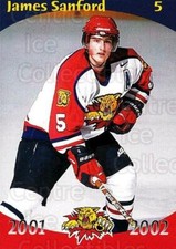 2001-02 Moncton Wildcats #3 James Sanford
