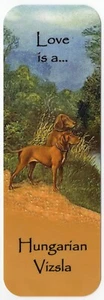 HUNGARIAN VIZSLA BEAUTIFUL DOG BOOKMARK SAME IMAGE BOTH SIDES GREAT GIFT - Picture 1 of 1