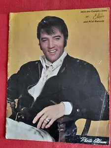 Rare Vintage ELVIS PRESLEY RCA Records Souvenir Promotional Photo Album Magazine - Picture 1 of 11