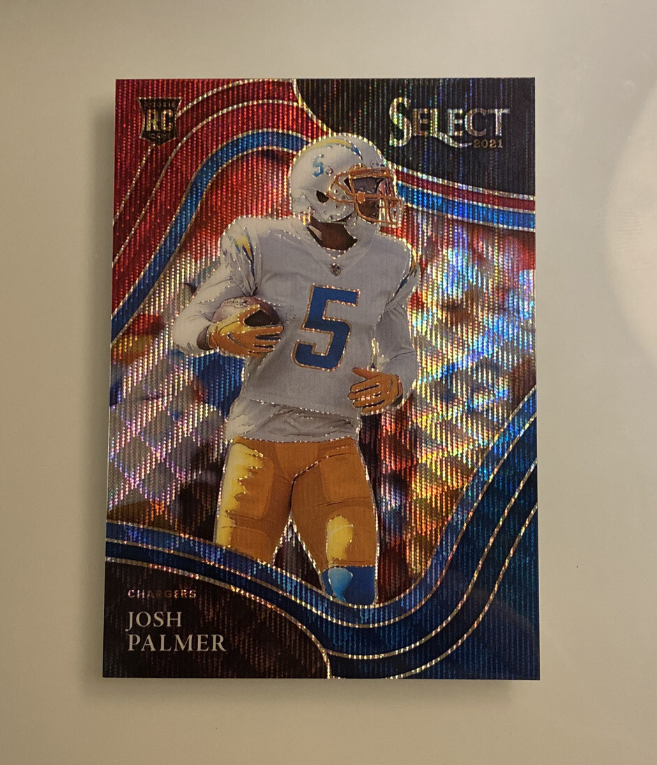 2021 Select Josh Palmer Field Level Tri-Color Prizm Rookie /75 Chargers