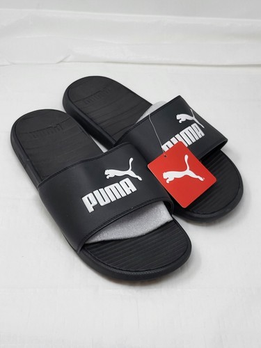 Puma Cool Cat Slide sandali casual neri da uomo 371023 01 taglia 12