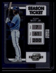 2022 Panini Chronicles #19 Bobby Witt Jr. Contenders Optic RC Rookie