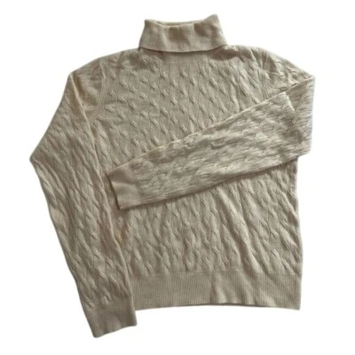 Madison Studio Cashmere Turtleneck in Cream - Image 1 of 4