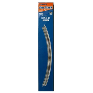 Tomix 1856 Rail Courbe / Curve Track C354-45(F) 4pcs - N - Imagen 1 de 1