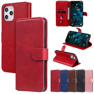 Flip PU Leather Wallet Cover Case For Motorola Infinix Hot Tecno Pop 9 Spark Go - Image 1 of 4