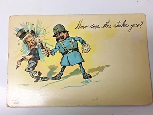 Alte Postkarte Polizist - Bild 1 von 3