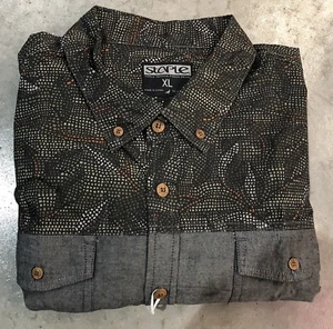 Vidrio de iglesia grapa con botones en gris talla ¡Xl al por menor $68! - Imagen 1 de 11