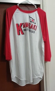 JOHNNY'S KAWASAKI VINTAGE MOTO CO. HOMBRE BLANCO-ROJO XL AUGUSTA ROPA DEPORTIVA - Imagen 1 de 5