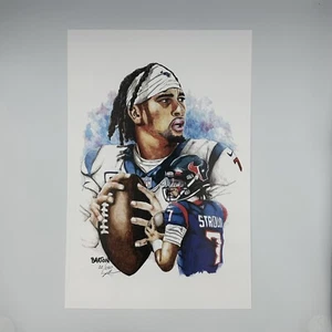 C.J. Stroud Houston Texans Limited Edition Lithograph by Brian Barton - 22/250 - Picture 1 of 3