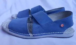 Softinos Sandal Fly London Tin Slingback Crossband Women Size 39 US 8-8.5 Blue - Picture 1 of 10