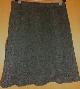 Damen Rock dunkelgrün gepunktet 36 38 OPUS Knielang Viskose Futter Taschen NEU - Bild 1 von 4