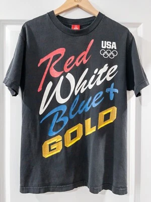 Olympics Team Apparel T-Shirt “Red White Blue And Gold” Size Medium - Image 1 of 4