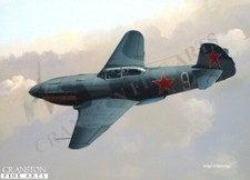 YAK 3 fighter Aviation art Post card Soviet Union ace  Ivan Vasil'evich Maslov