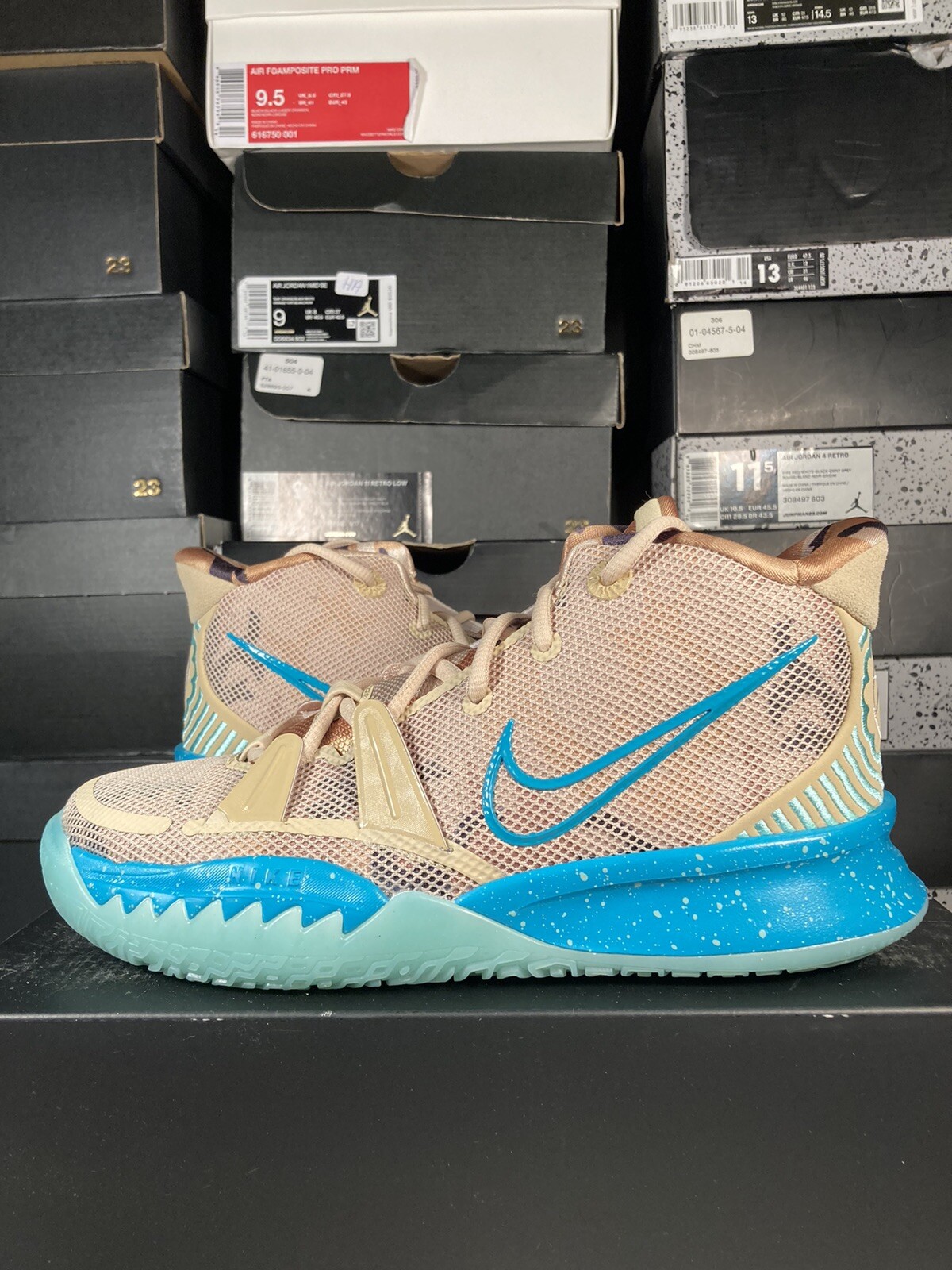 kyrie 5 pink and green