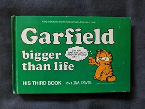 Garfield Bigger Than Life Sein drittes Buch hart zurück siehe Bilder Buch Club Edition. - Bild 1 von 7