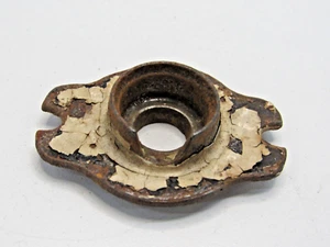 Rosette Door Plate  Antique Victorian Eastlake Cast Iron   Backplate #LL-52 - Picture 1 of 4