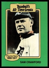 1987 Hygrade All-Time Greats Sam Crawford Detroit Tigers #NNO